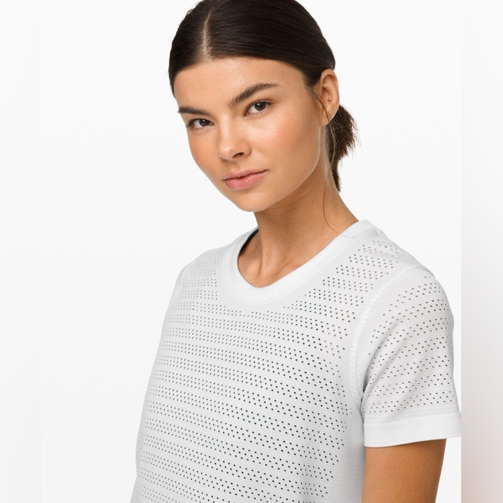 Lululemon short sleeve shirt Breeze By SS size 8 - Picture 4 of 11
